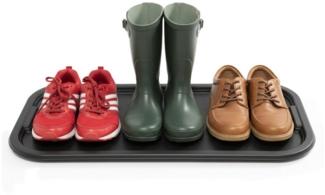 Hausfelder Schuhabtropfschale Schuhablage Abtropfwanne Schuhe, 39 x 79 x 2 cm (1-tlg), für bis zu 3 Paar Schuhe, strukturierte Oberfläche