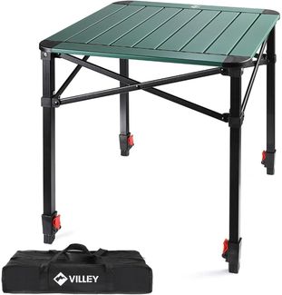 Aluminium Campingtisch 70x70x78cm klappbar mit Tragetasche