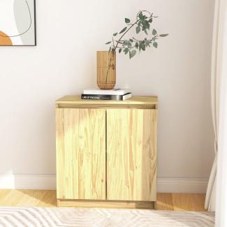 vidaXL Beistellschrank 60x36x65 cm Massivholz Kiefer 833097
