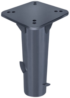 AUFUN Schirmständer 16cm Sonnenschirmständer Bodehülse Sonnenschirm Universal Bodenplatte (1 St), für Sonnenschirme