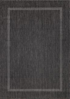 Outdoor Teppich Renata Läufer - 80x250 cm - Schwarz