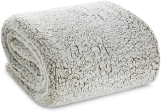Wohndecke KOALA Gesteppte Sofadecke Wohndecke Tagesdecke Bettüberwurf Kuscheldecke beige weiß 150x200 cm