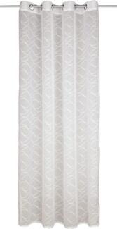 Neusser Collection Ösenschal Erik weiß-silber, 135x245 cm
