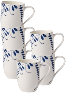 Villeroy & Boch Vieux Luxembourg Brindille Becher mit Henkel 370 ml 6er Set - DS