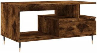 Couchtisch, Sofatisch Räuchereiche 90x49x45 cm Holzwerkstoff