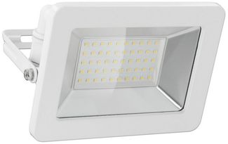 goobay LED-Außenstrahler 50W, IP65, Neutralweißes Licht 4250 lm, Wandmontage / Weiß