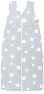 Odenwälder Jersey-Schlafsack Anni white stars light silver 70