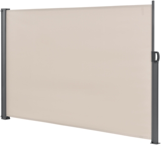 Seitenmarkise Mulhacén 180x300 cm Sandfarben Sichtschutz pro. tec