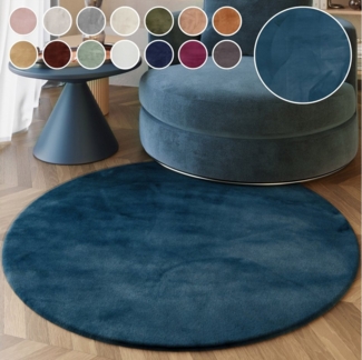 Esprit Hochflor-Teppich Alice ESP-4377 Kunstfell, rund, Höhe: 25 mm, Kaninchenfell-Haptik, besonders weich und dicht, für alle Räume