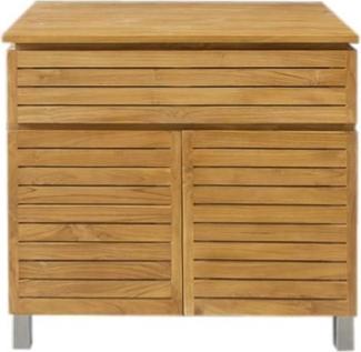 Badunterschrank Antonia aus Teak Massivholz - Breite vom Unterschrank: 80 cm + 350,- €