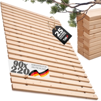 Wikinger " Kraft - Schorsch " Rollrost Lattenrost 30 mm 90x220 cm 500kg Flächenlast stabilster Bettrost