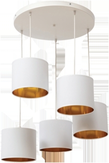 Eltap Vespillo, 58x58x115cm hängend 5 weiß/golden