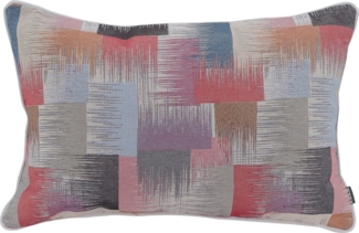 H.O.C.K. Dekokissen Monti, mit weißem Keder, Kissenhülle mit Füllung, 1 Stück