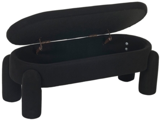 MODFU Polsterbank Bettbank Sitzbank (Aufbewahrungsbank mit großem Stauraum – Stilvoller Sitzhocker, für Schlafzimmer & Flur, ideal für Familien & Ordnungsfreunde)