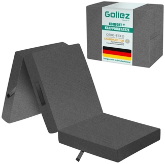 Klappmatratze Gästematratze Klappmatratze für Reisebett Kamping Bett 190 x 60 x 7 cm, Goliez, (Mehrzweck)
