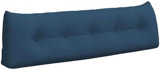 vidaXL Rücken Kissen Blau 160 x 24 x 50 cm Stoff 42014536