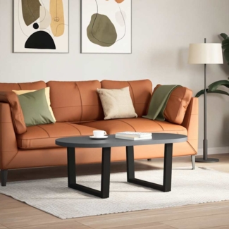 vidaXL Couchtischbeine V-Form 2 Stück Schwarz 70x(42-43,3) cm Stahl 4012636