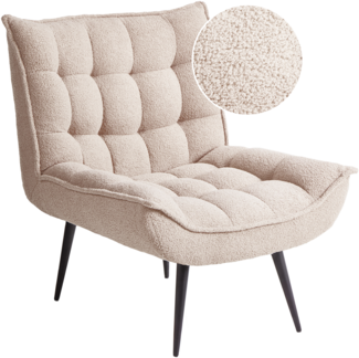 Sessel ALVESTA Bouclé Beige