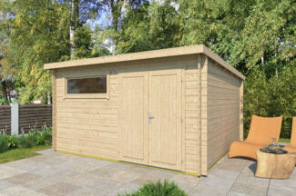 Fjordholz Gartenhaus Modell Gent 28 G