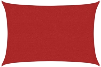 vidaXL Sonnensegel 160 g/m² Rot 2,5x3,5 m HDPE 311618