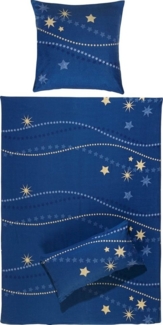 REDBEST Bettwäsche Bettwäsche, Biber, Flanell Sterne