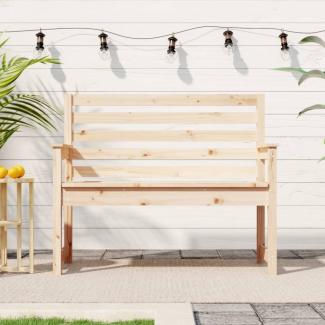 vidaXL Gartenbank 109x48x91,5 cm Massivholz Kiefer 824060