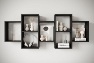 INOSIGN Wandboard Wandregal Trio, 1-tlg, Stell- oder Hängeregal, 10 offene Fächer, flexibel montierbar