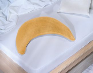 Theraline Plüschmondbezug Bezug für Mondkissen 140x27 cm Bernstein