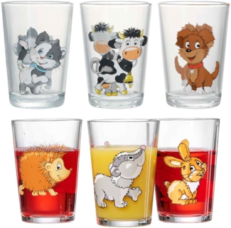 Ritzenhoff & Breker Hof- und Waldtiere Kinderbecher Set 6-teilig