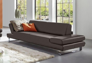 W.SCHILLIG 3-Sitzer taboo Designsofa mit hohem Sitzkomfort, mit Übertiefe, inklusive Armlehnenverstellung