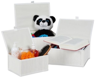 12 x Aufbewahrungskorb weiß