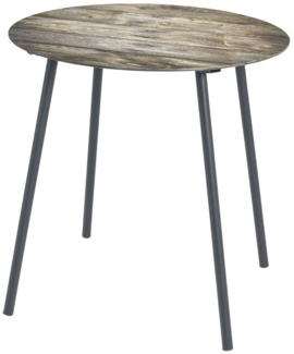 Beistelltisch Peter / Parkett 40 , Schwarz, Holzfarben , 0 x 40 x 0 cm