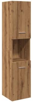 Bad-Hängeschrank Artisan-Eiche 30x30x130 cm Holzwerkstoff 856222