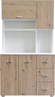 HTI-Line Hochschrank Küchenschrank Blanca (Stück, 1-St, 1x Schrank Blanca, ohne Dekoration) Küchenbuffet