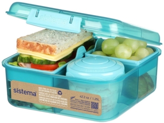 sistema Aufbewahrungsbox Sistema 1,65L Bento Lunch - Teal