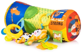 Chipolino Babykissenrolle Spielkissen, Kissenspielzeug, Beißringe, Greiflinge grün