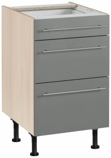 OPTIFIT Unterschrank Bern 50 cm breit, mit Schubkasten und 2 Auszügen, höhenverstellbare Füße