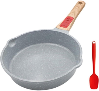 Keramik Bratpfanne 20 cm Antihaft Abnehmbarer Griff Herd Backofen