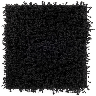 Heckett and Lane Badematte Onda Badematte 60x60 Night Black Badematte 60x60 Night-Black Uni, Baumwollmischung, Badematte Badteppich