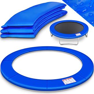 KIDUKU® Trampolin Randabdeckung Blau Ø244 cm Federabdeckung reißfest Randschutz