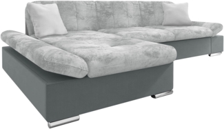 Ecksofa Malwi Premium (Farbe: Otusso 23 + Sorriso 04 + Otusso 01, Seite: Links)
