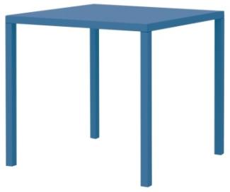 Terrassentisch Quatris 80x80x75 cm blau AZ