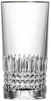 Longdrinkglas Kristall Empire Platin (14 cm)