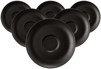 Seltmann Weiden Liberty Velvet Black Kombiuntertasse ø 16,1 cm 6er Set - DS