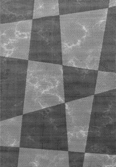 Kurzflor Teppich Bora Läufer - 60x110 cm - Grau