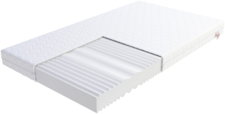 Matratze 100x200 cm Kaltschaum 7 Zonen COMFORT DUO 12 cm Orthopädisch