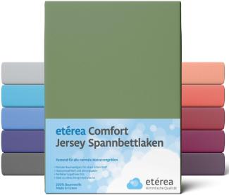 etérea Comfort Jersey Spannbettlaken Kaktus 80x160 cm - 80x180 cm