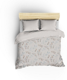 L'Essentiel Maison Bettwäsche Set, Baumwolle, 3 teilig, Frisches Mint & Weiß, In 3 Größen