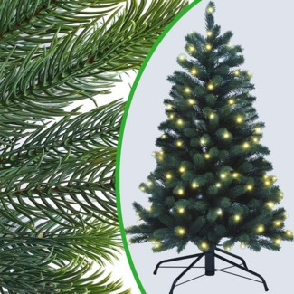 Waidmeister Künstlicher Weihnachtsbaum Weihnachtsbaum Künstlich mit LED Beleuchtung - Premium Christbaum
