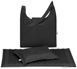 Navaris Akupressurmatte 2in1 Akupressur Massage Set - Matte und Kissen mit Tasche (1-St)